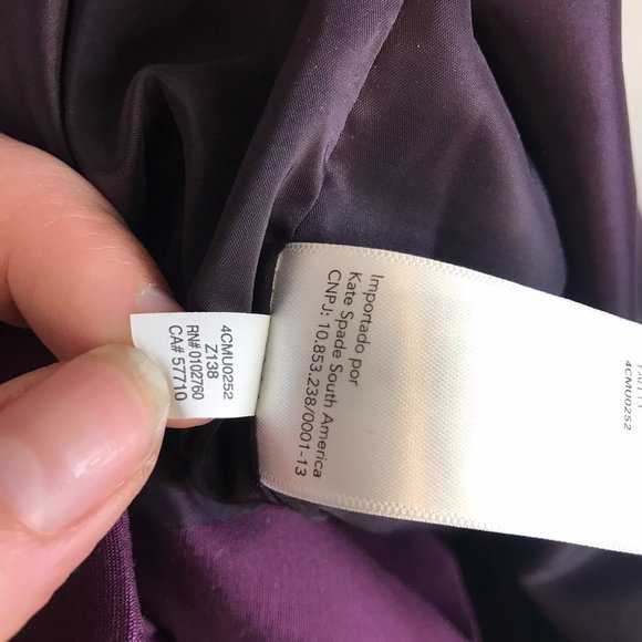 Kate Spade Saturday Purple Lets Make Contact zippered sheath dress - Picture 9 of 12